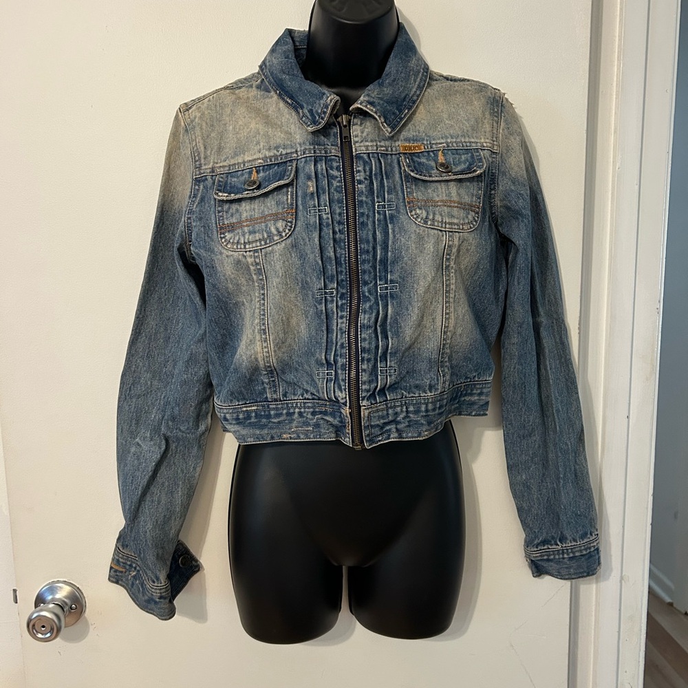 Duck Head Vintage Wash Distressed Blue Jean Jacket